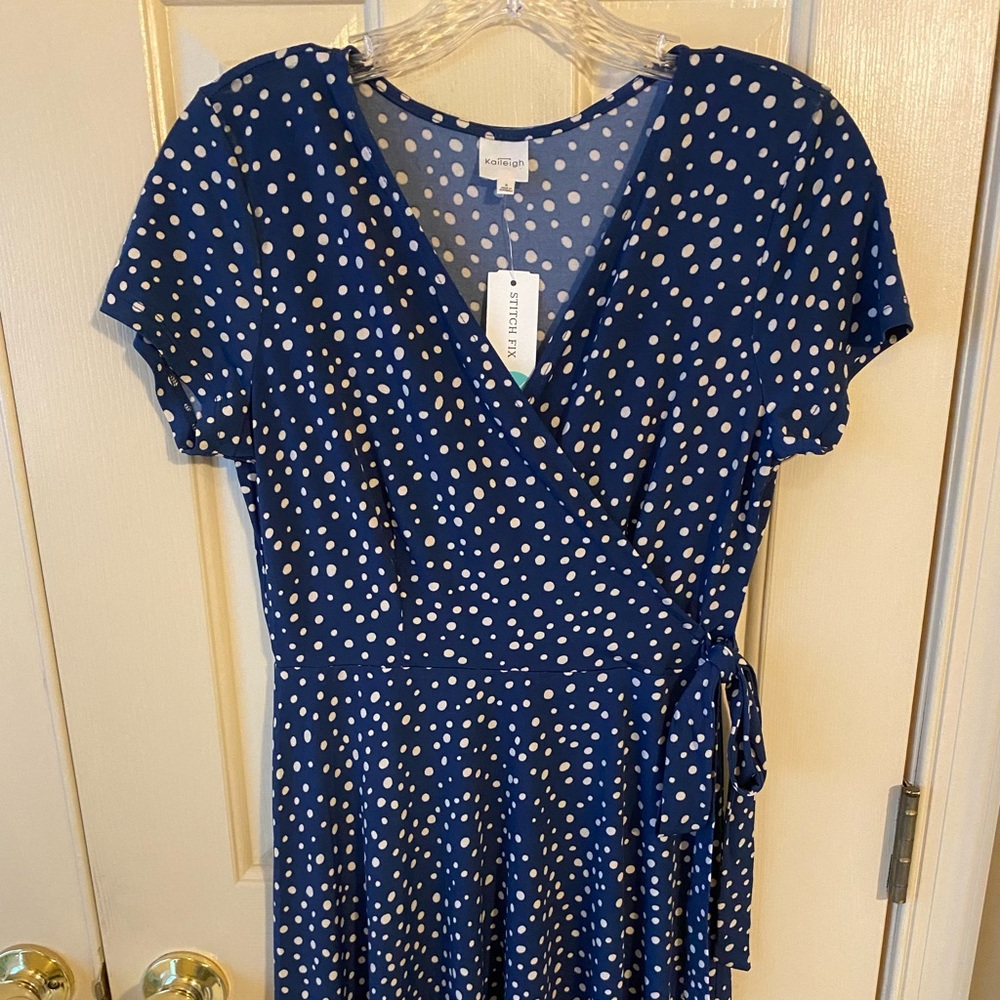 Kaileigh Arnett Fruz Wrapped Knit Dress